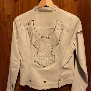 Women’s leather Harley Davidson jacket vintage